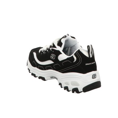 Skechers Damen Schnürschuh D'lites in schwarz
