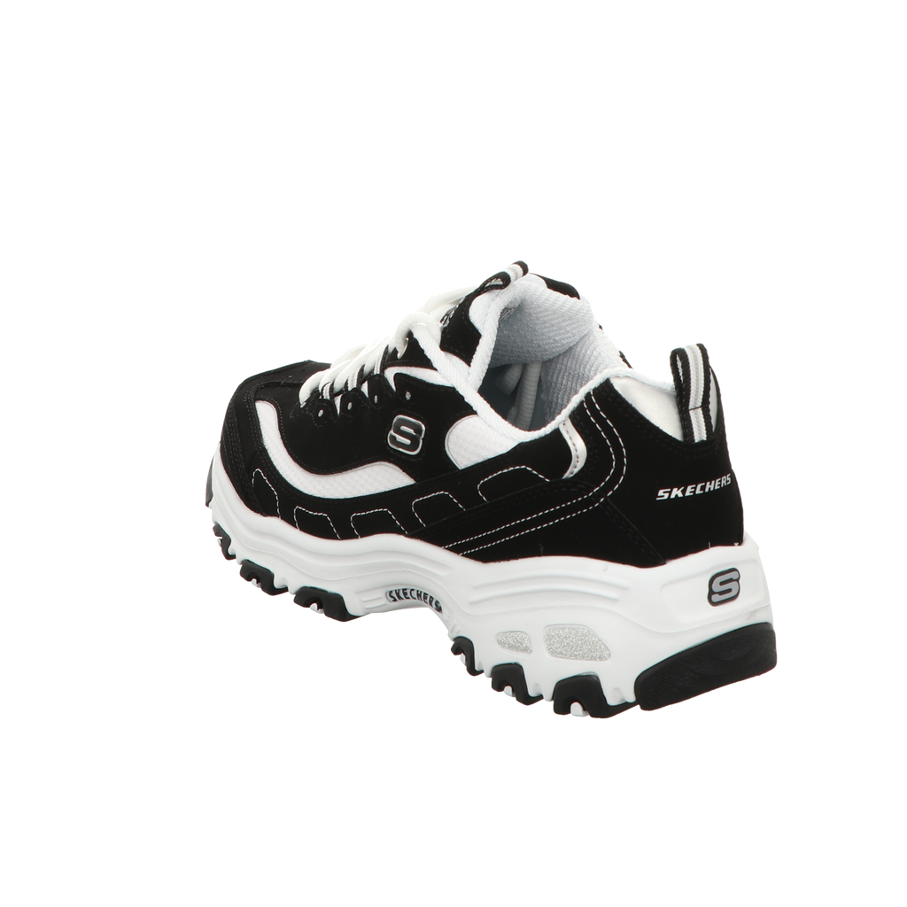 Skechers Damen Schnürschuh D'lites in schwarz