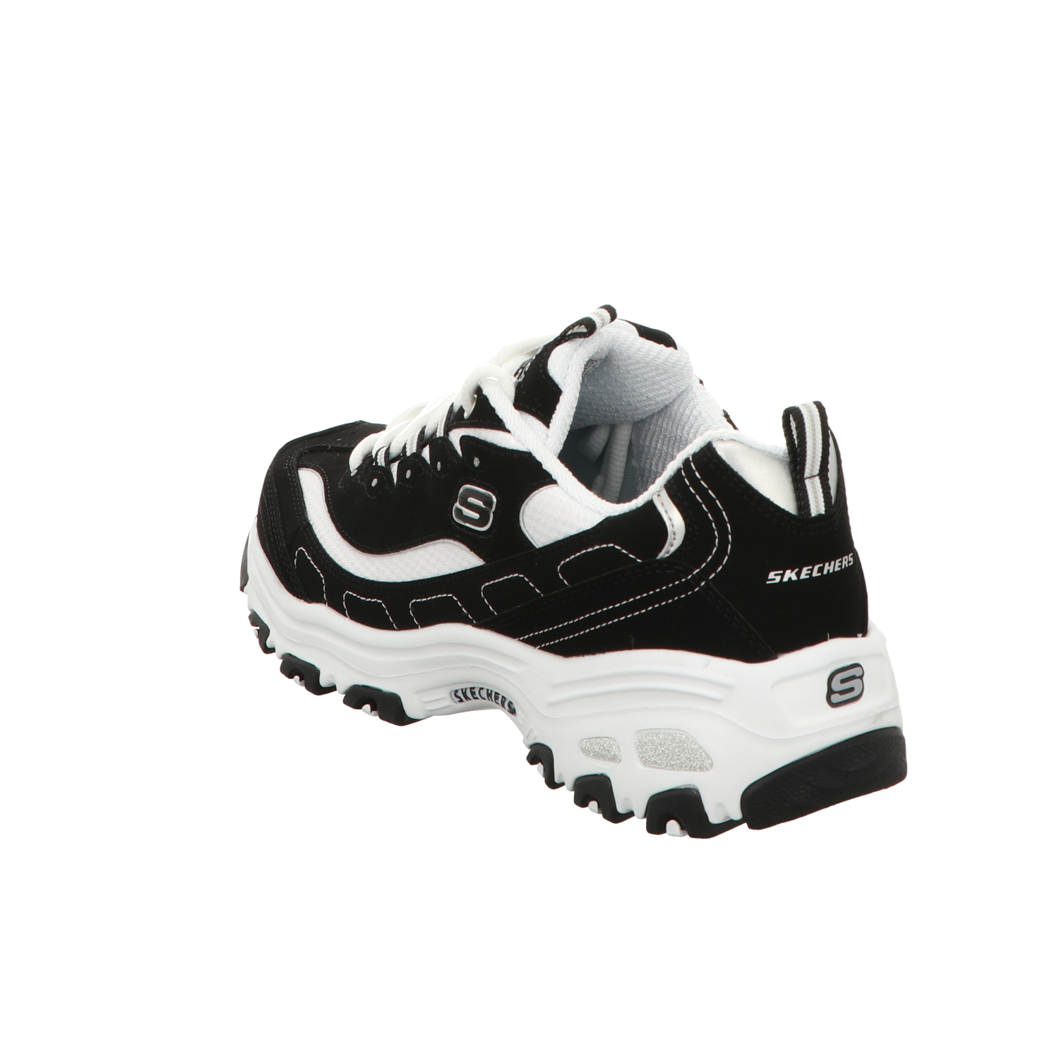 Skechers Damen Schnürschuh D'lites in schwarz