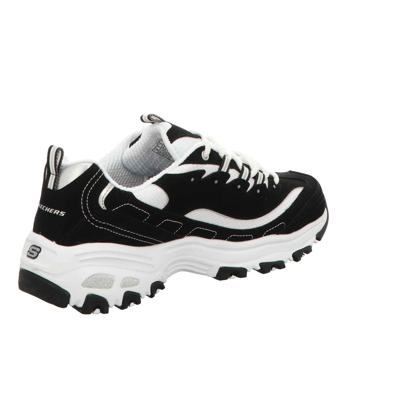 Skechers Damen Schnürschuh D'lites in schwarz