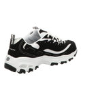 Skechers Damen Schnürschuh D'lites in schwarz