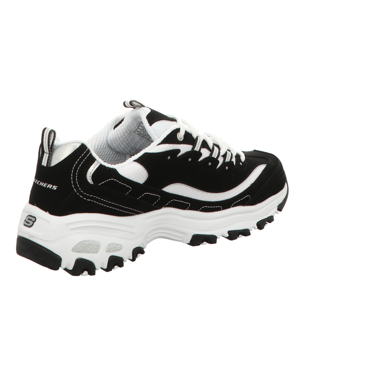 Skechers Damen Schnürschuh D'lites in schwarz