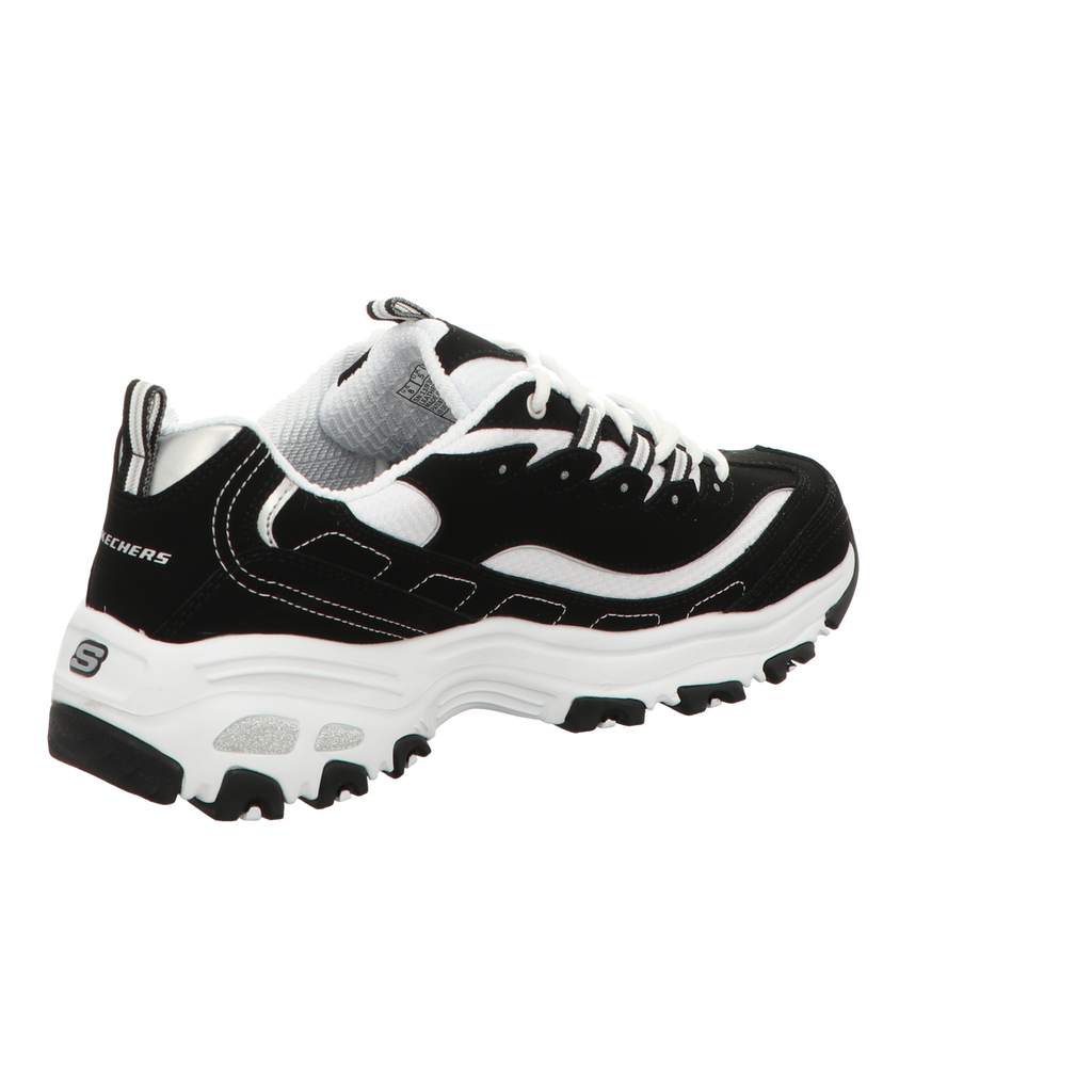 Skechers Damen Schnürschuh D'lites in schwarz