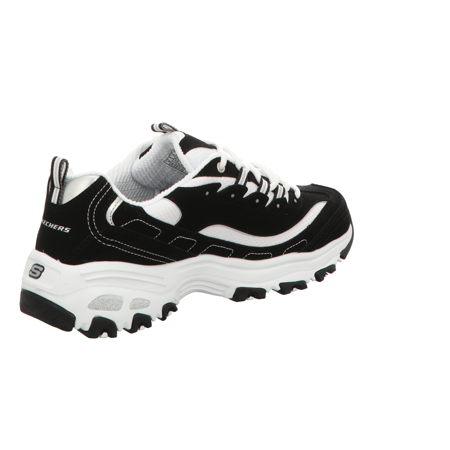 Skechers Damen Schnürschuh D'lites in schwarz