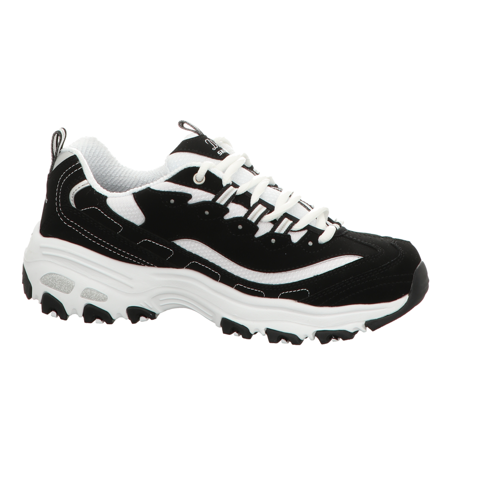 Skechers Damen Schnürschuh D'lites in schwarz