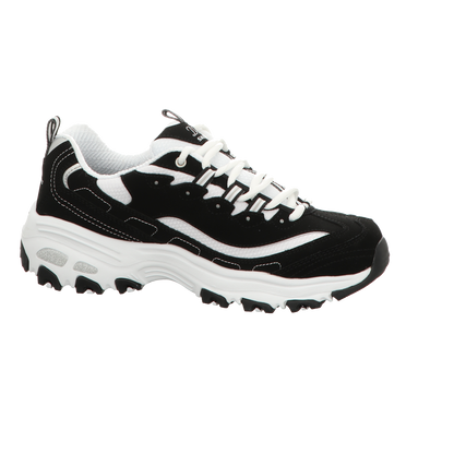 Skechers Damen Schnürschuh D'lites in schwarz