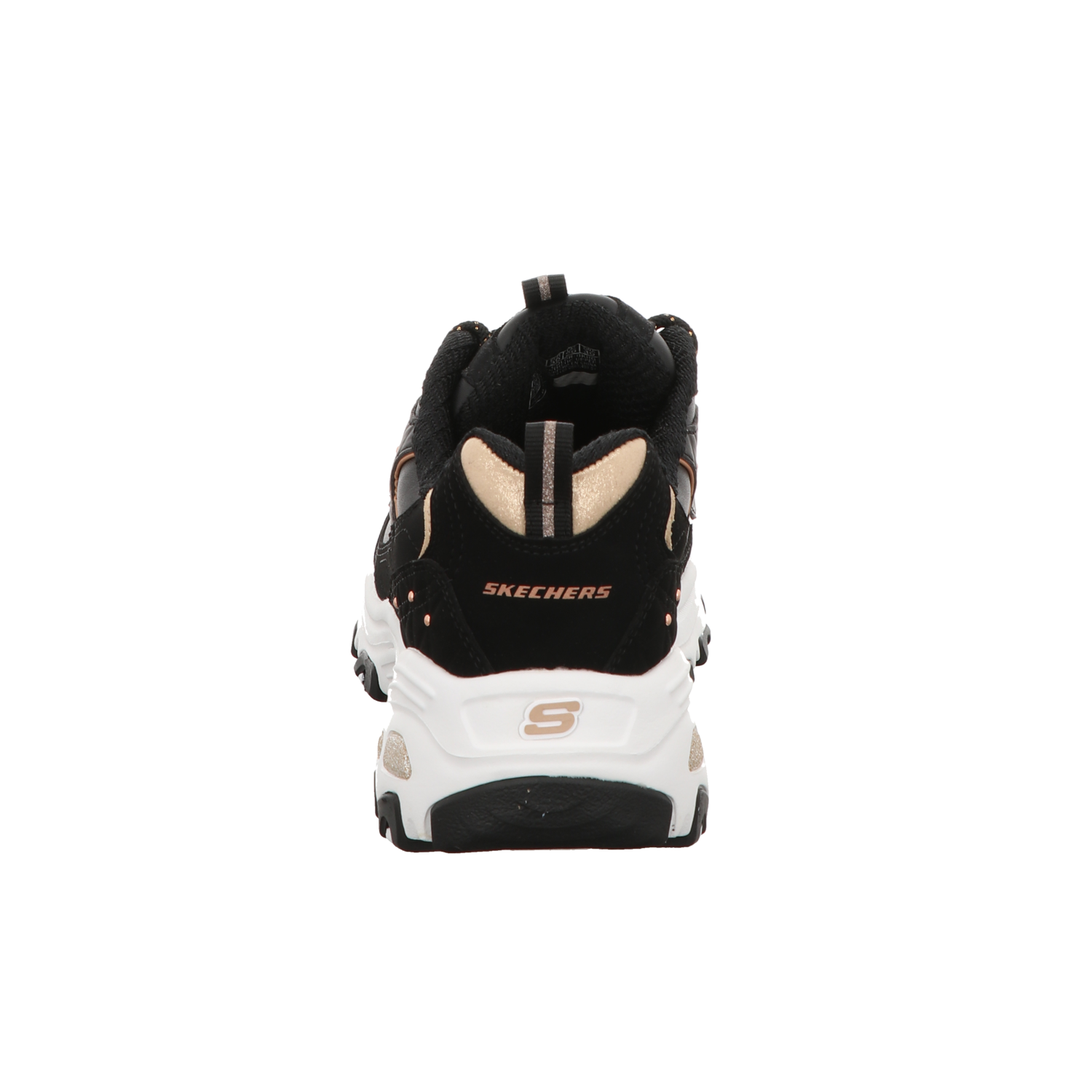 Skechers Damen Schnürschuh D'lites in schwarz
