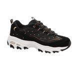 Skechers Damen Schnürschuh D'lites in schwarz