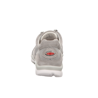 Gabor Damen Schnürschuh bequem Rolling Soft in silber