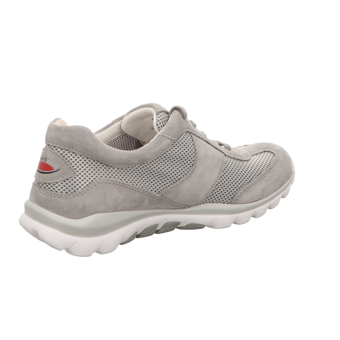 Gabor Damen Schnürschuh bequem Rolling Soft in silber