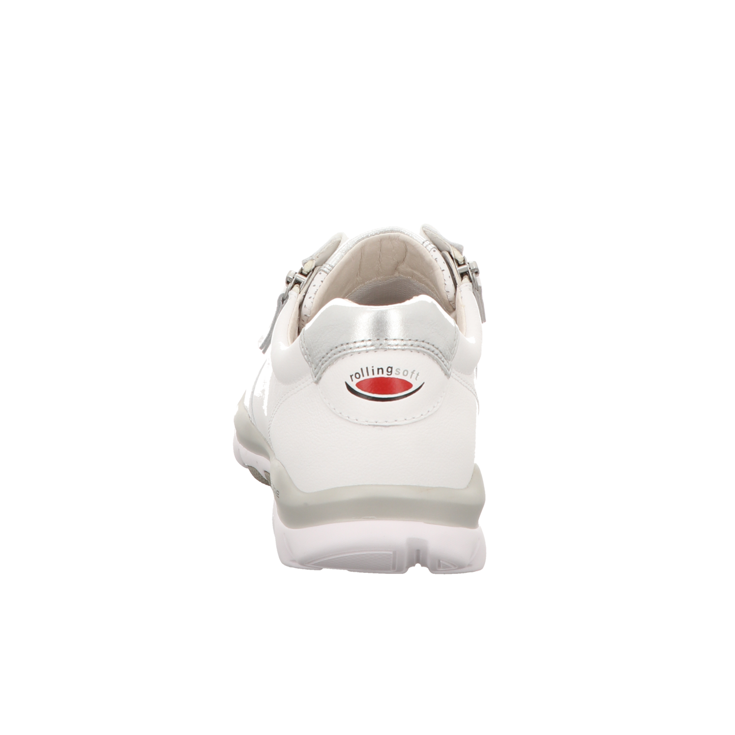 Gabor Damen Schnürschuh bequem Rolling Soft in weiss