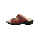 Longo Damen Pantolette bequem  in rot