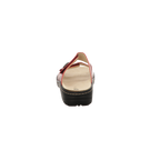 Longo Damen Pantolette bequem  in rot