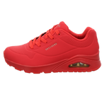 Skechers Damen Schnürschuh Uno Stand On Air in rot