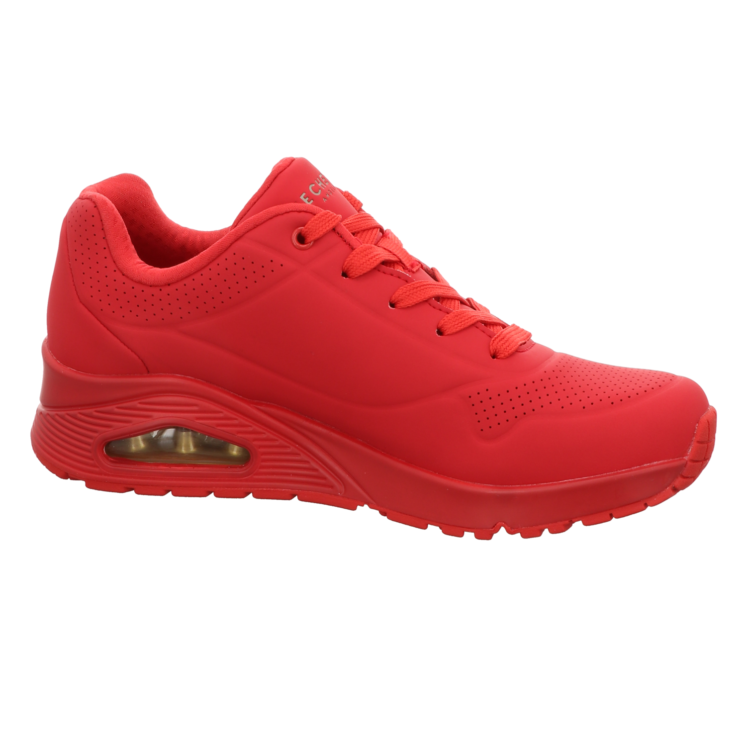 Skechers Damen Schnürschuh Uno Stand On Air in rot