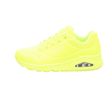 Skechers Damen Schnürschuh Uno Night Shades in gelb