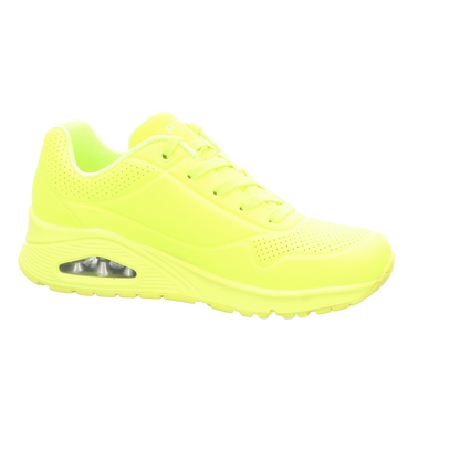 Skechers Damen Schnürschuh Uno Night Shades in gelb