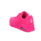Skechers Damen Schnürschuh Uno Night Shades in pink