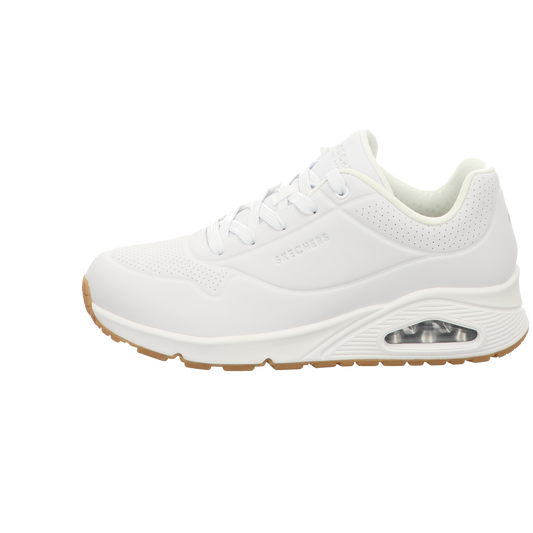 Skechers Damen Schnürschuh Uno Stand On Air in weiss