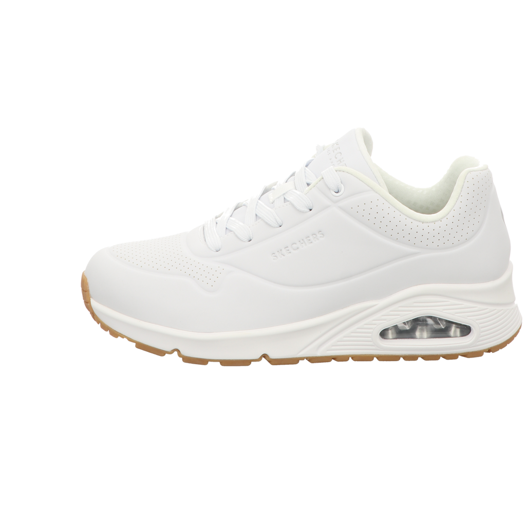 Skechers Damen Schnürschuh Uno Stand On Air in weiss