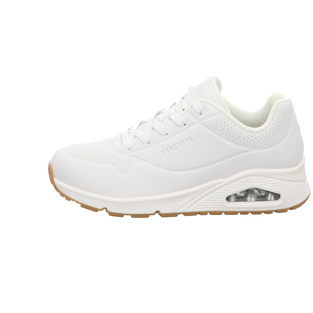 Skechers Damen Schnürschuh Uno Stand On Air in weiss