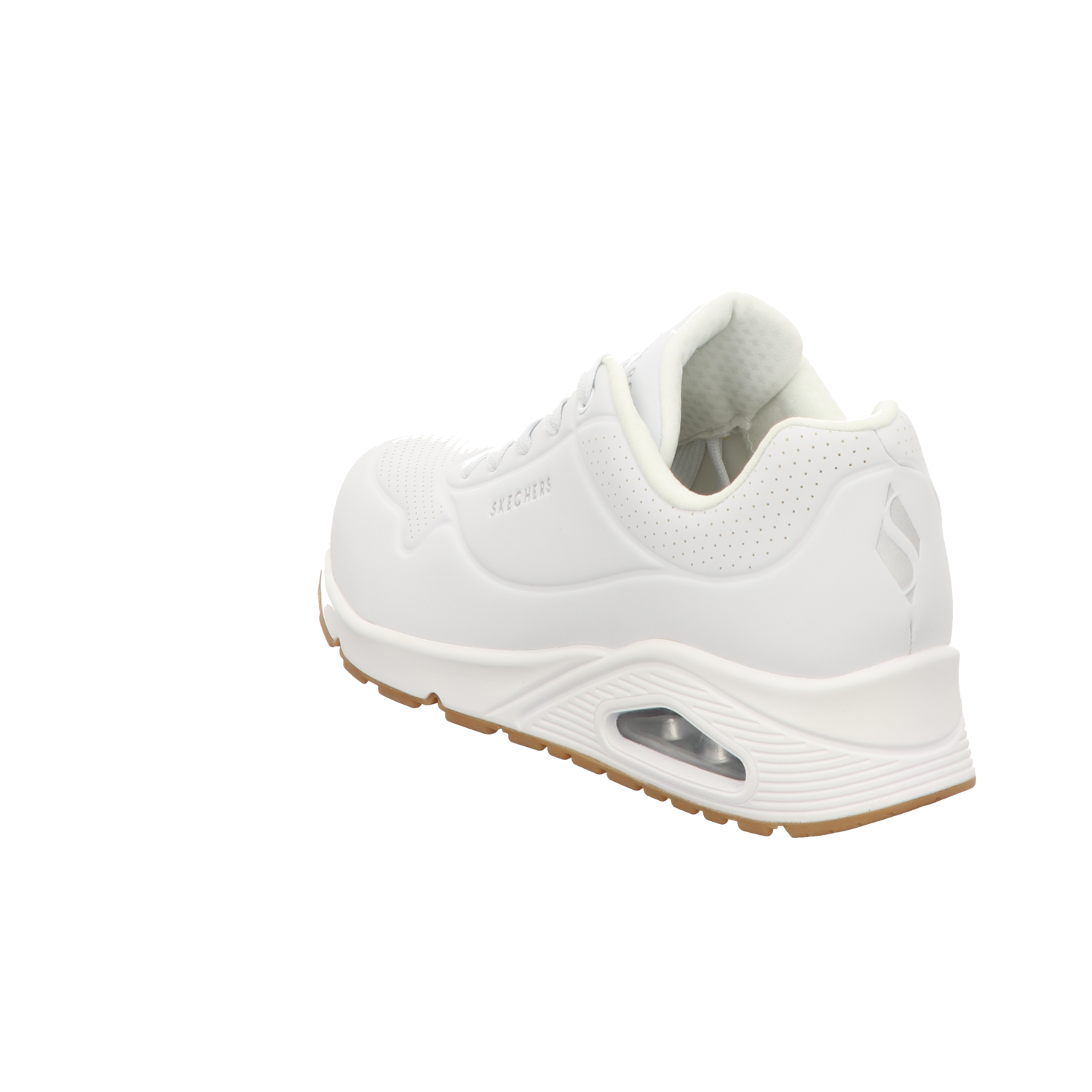 Skechers Damen Schnürschuh Uno Stand On Air in weiss