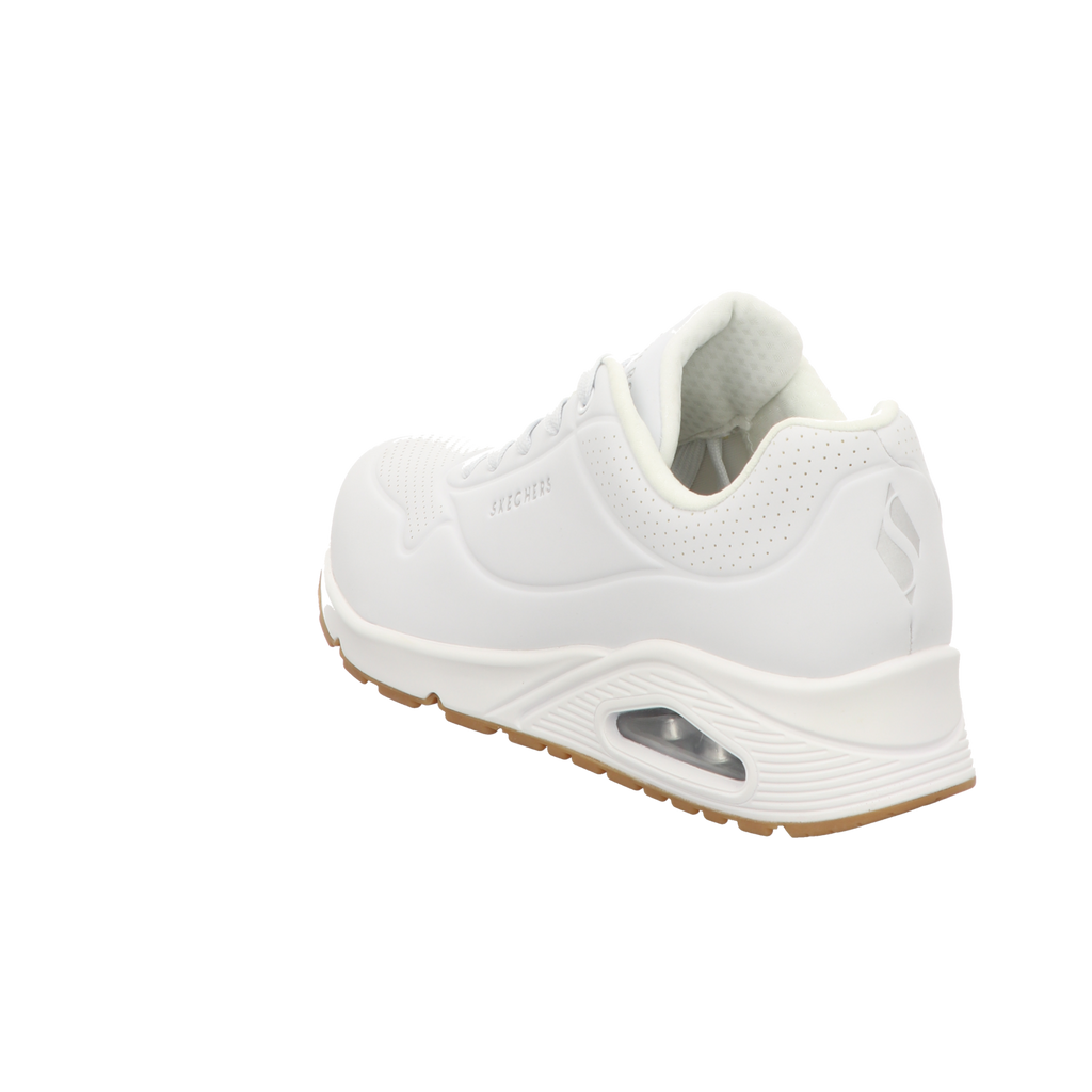 Skechers Damen Schnürschuh Uno Stand On Air in weiss