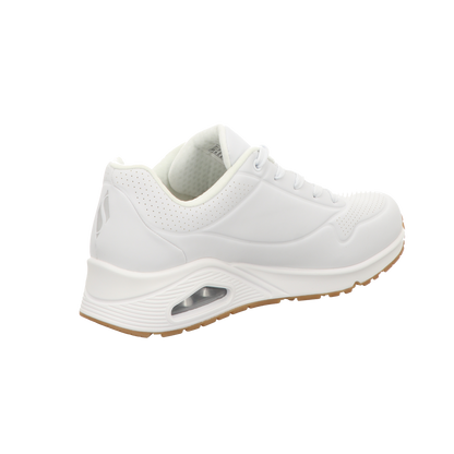Skechers Damen Schnürschuh Uno Stand On Air in weiss