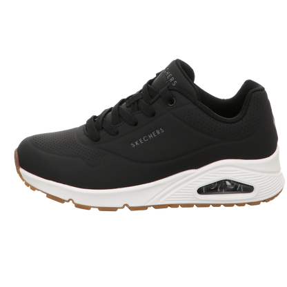 Skechers Damen Schnürschuh Uno Stand On Air in schwarz