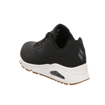 Skechers Damen Schnürschuh Uno Stand On Air in schwarz