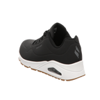 Skechers Damen Schnürschuh Uno Stand On Air in schwarz