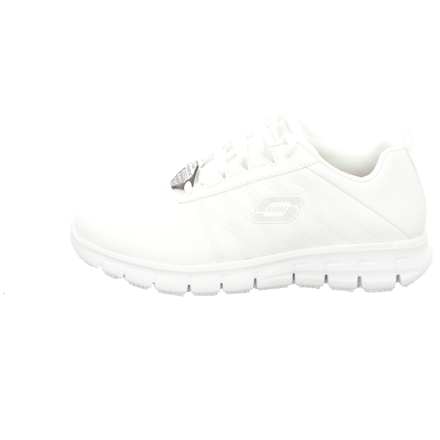 Skechers Damen Schnürschuh Work Relaxed Fit Sure Track in weiss