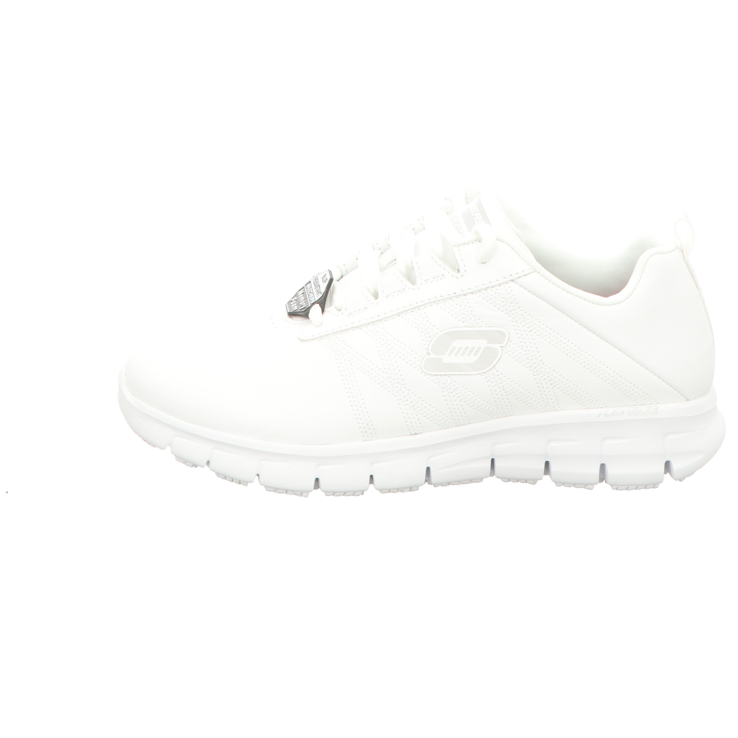 Skechers Damen Schnürschuh Work Relaxed Fit Sure Track in weiss