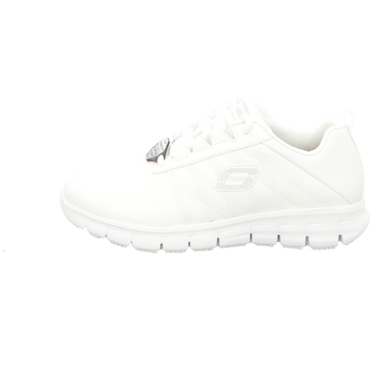 Skechers Damen Schnürschuh Work Relaxed Fit Sure Track in weiss