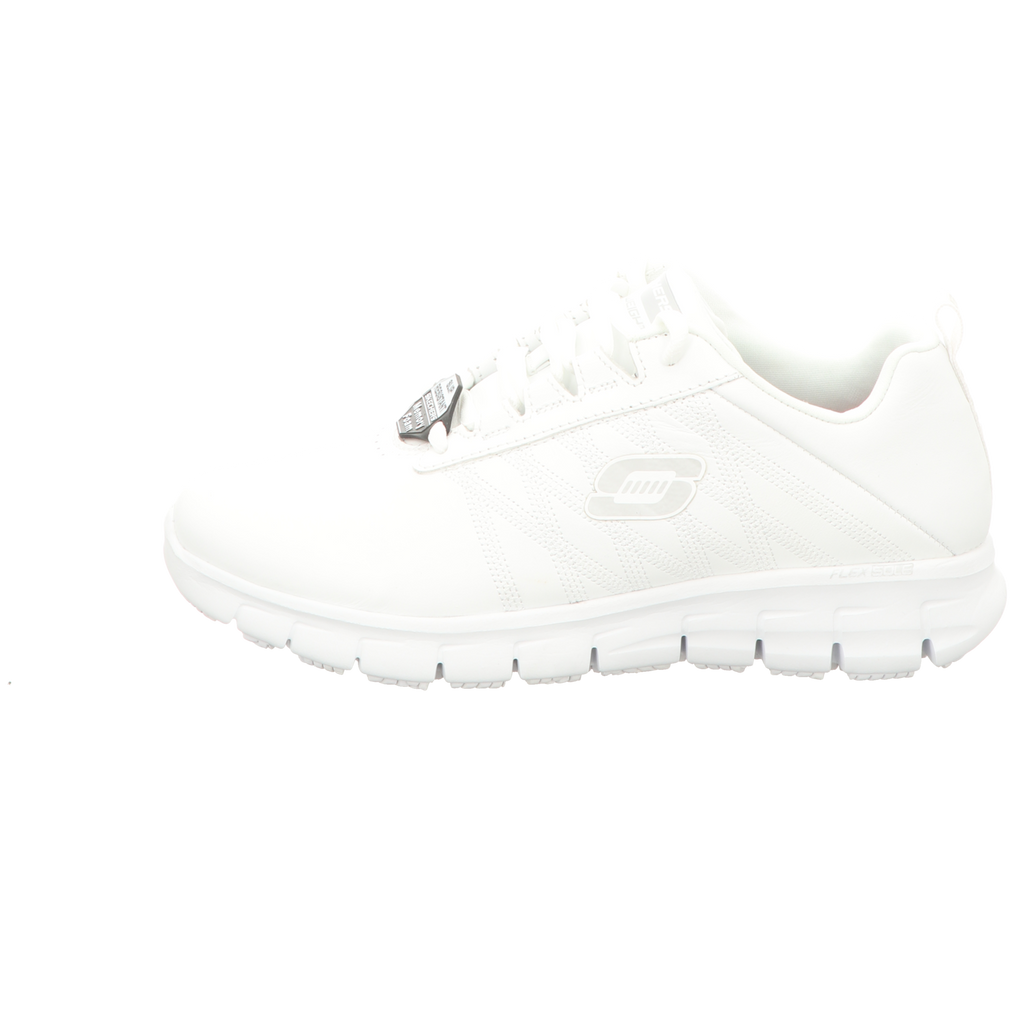 Skechers Damen Schnürschuh Work Relaxed Fit Sure Track in weiss