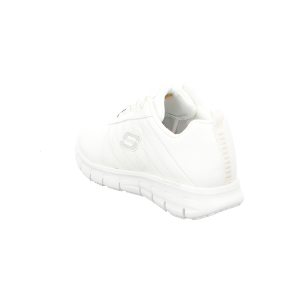 Skechers Damen Schnürschuh Work Relaxed Fit Sure Track in weiss