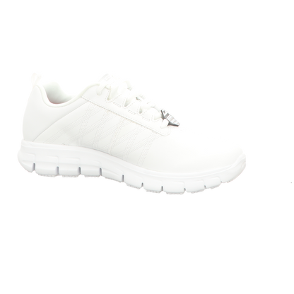 Skechers Damen Schnürschuh Work Relaxed Fit Sure Track in weiss