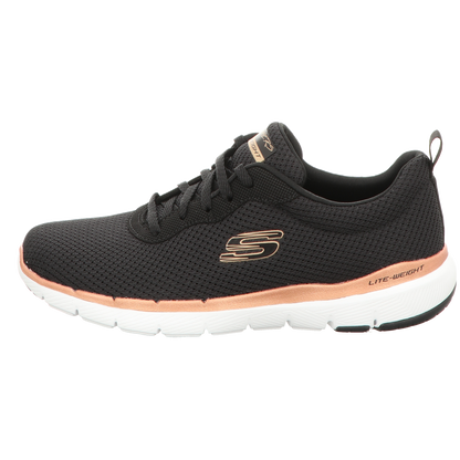 Skechers Damen Schnürschuh Flex Appeal 3.0 First Insight in schwarz