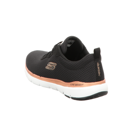 Skechers Damen Schnürschuh Flex Appeal 3.0 First Insight in schwarz