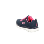 Skechers Damen Schnürschuh Graceful Get Connected in blau