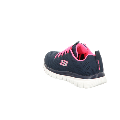 Skechers Damen Schnürschuh Graceful Get Connected in blau