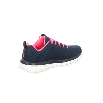 Skechers Damen Schnürschuh Graceful Get Connected in blau