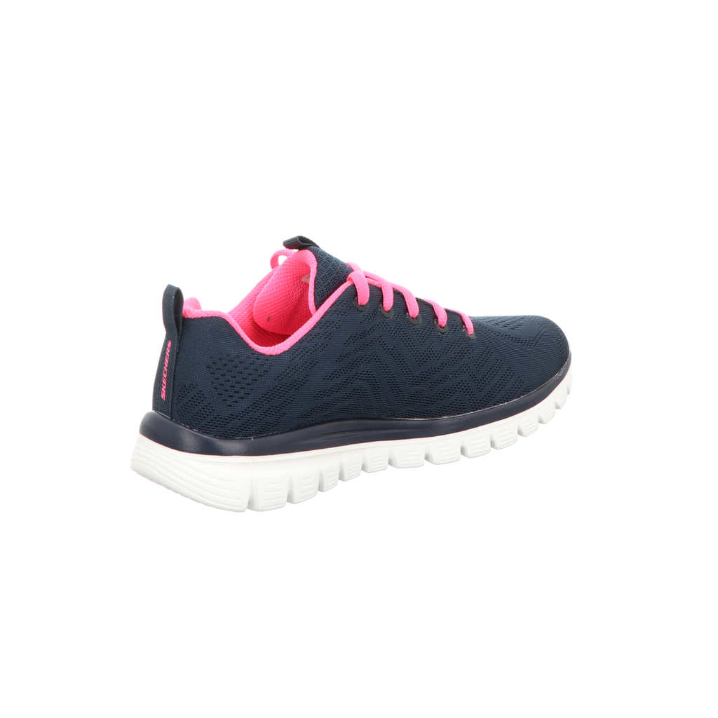 Skechers Damen Schnürschuh Graceful Get Connected in blau