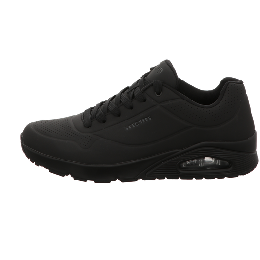 Skechers Herren Schnürschuh Uno Stand On Air in schwarz