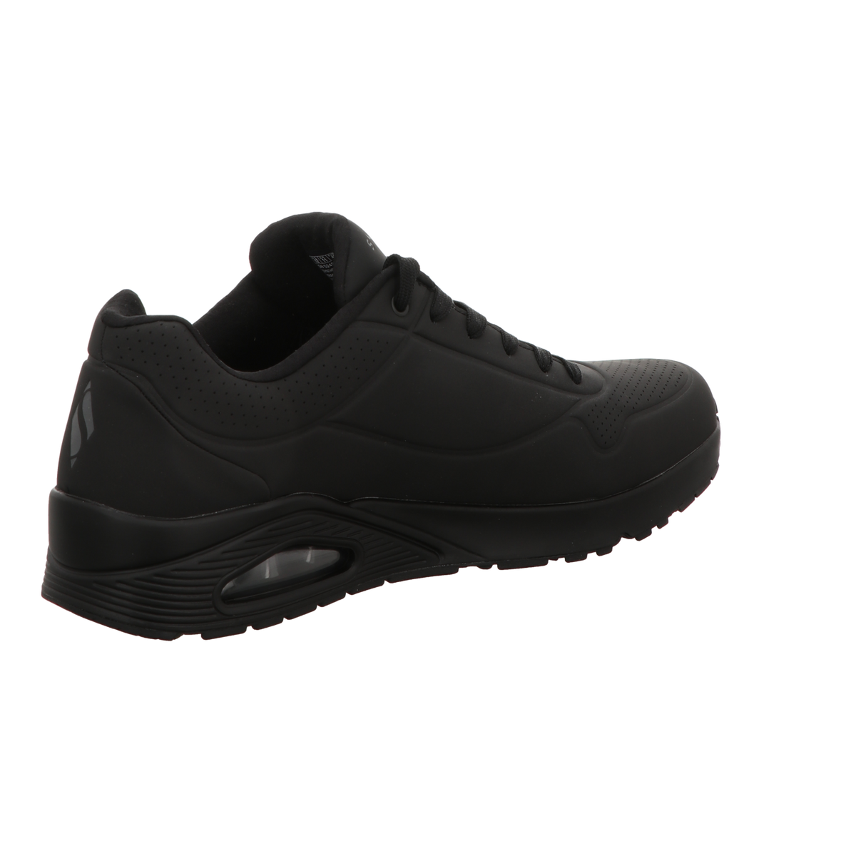 Skechers Herren Schnürschuh Uno Stand On Air in schwarz