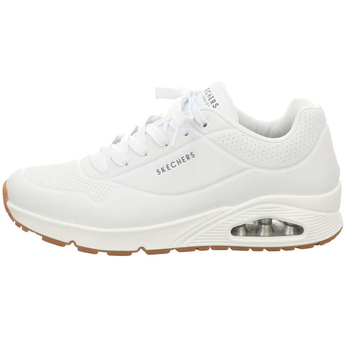 Skechers Herren Schnürschuh Uno Stand On Air in weiss