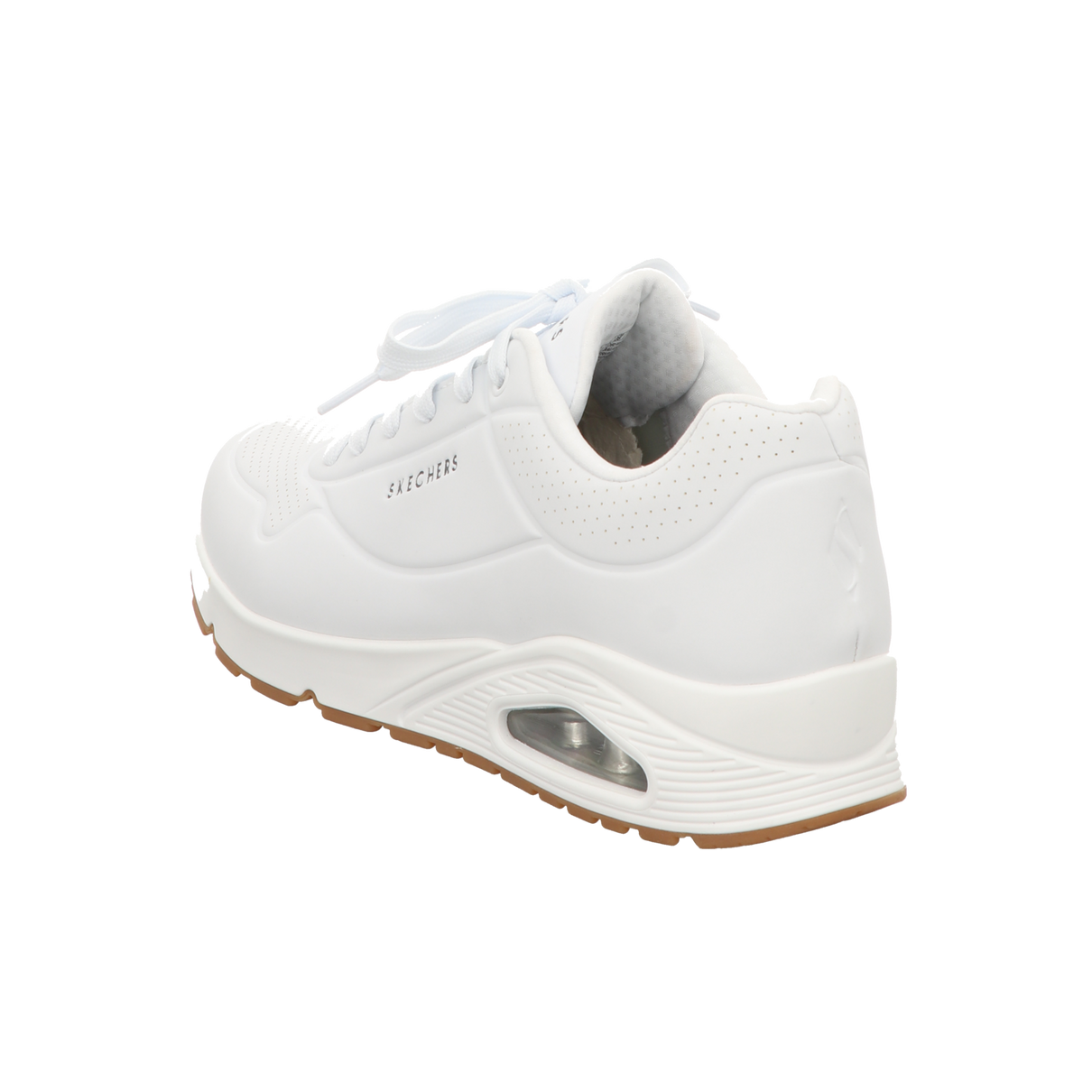 Skechers Herren Schnürschuh Uno Stand On Air in weiss