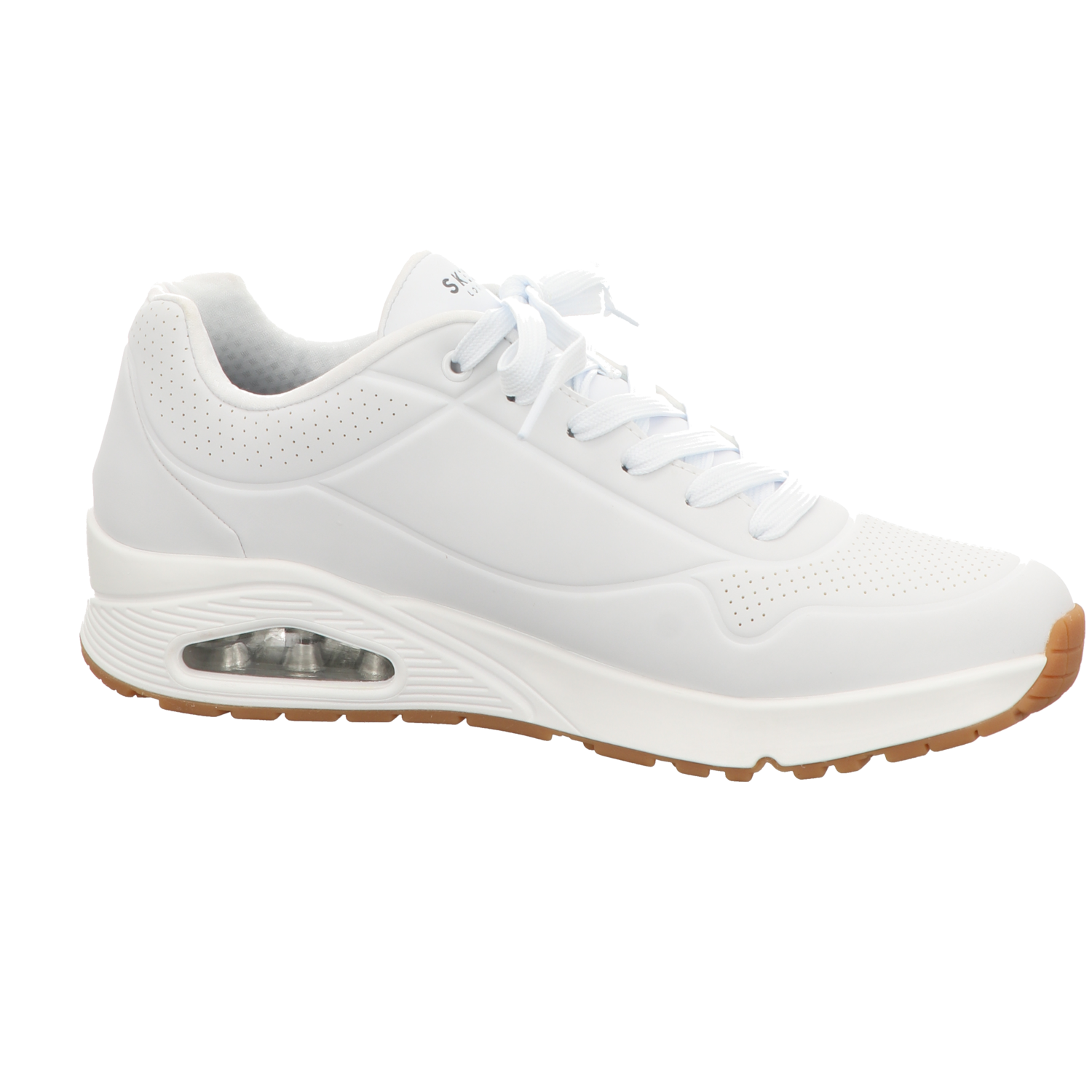 Skechers Herren Schnürschuh Uno Stand On Air in weiss