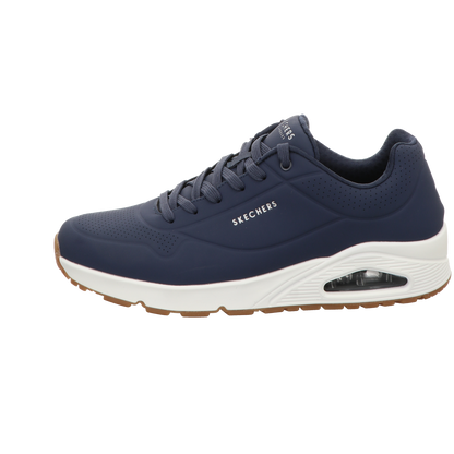 Skechers Herren Schnürschuh Uno Stand On Air in blau