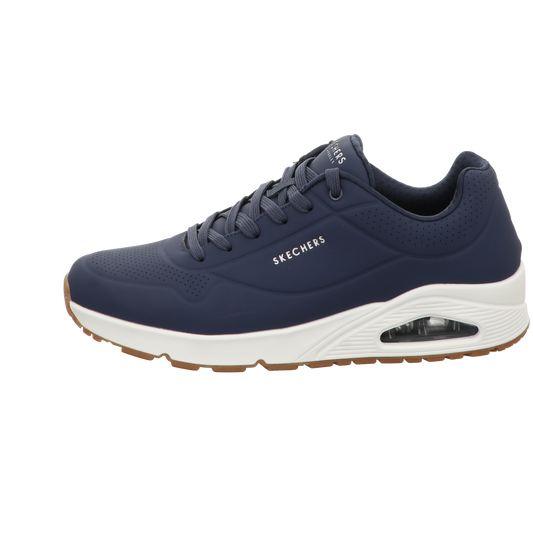 Skechers Herren Schnürschuh Uno Stand On Air in blau